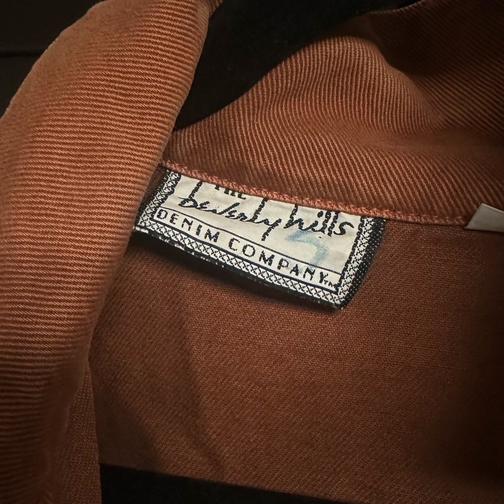 Rust Denim Jacket - Picture 3 of 3